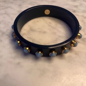 Tory Burch navy and light blue Bangle Bracelet